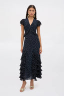 Thanvi Silk Midi Dress