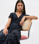 Thanvi Silk Midi Dress